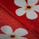 پتو تک نفره مسافرتی طرح گل طرح برجسته - تصویر 2
