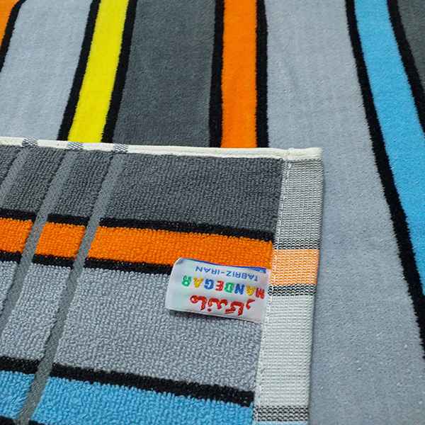 حوله استخری ماندگار طرح راه راه سایز 70*130 سانتیمتر