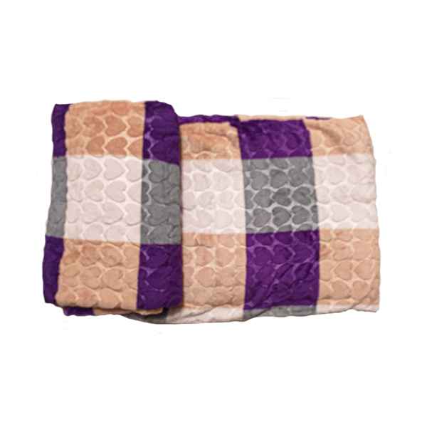 پتو مسافرتی ماندانا مدل چهارخانه تک نفره